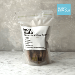 GALLETAS DE AVENA, CHOCOLATE Y NUEZ ( por 12 unidades )