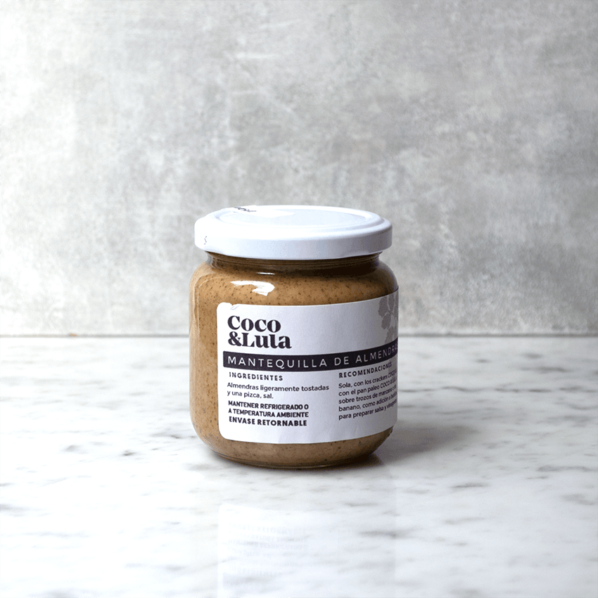 mantequilla de almendra
