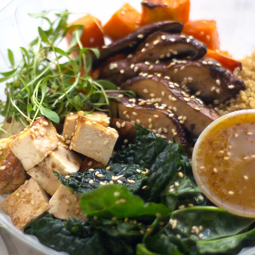 BOWL SHIITAKE con pollo