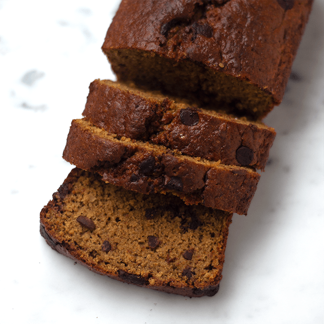 PAN DE BANANO CON TROZOS DE CHOCOLATE ORGANICO