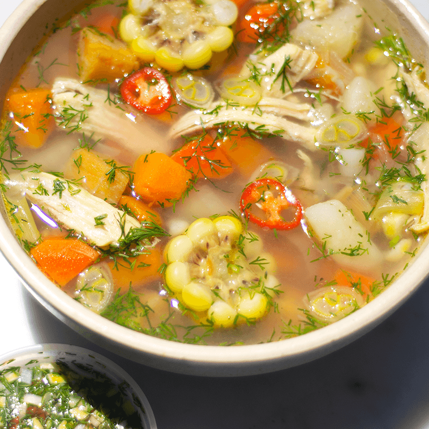 SEXY SANCOCHO ( 3 porciones como entrada, 2 como plato principal)